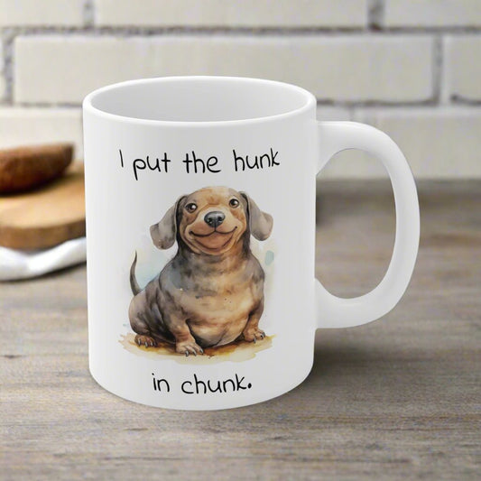 chunky dog mug