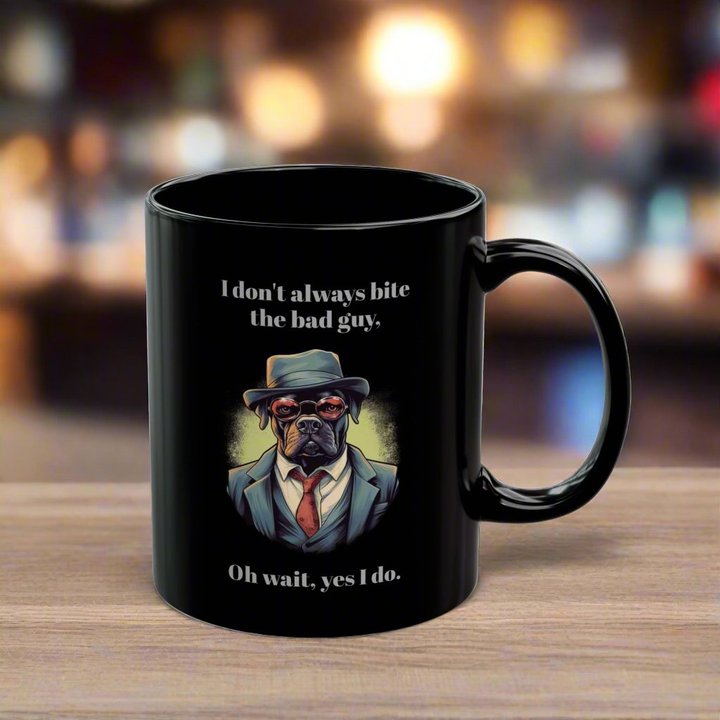 gangster dog mug