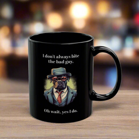 gangster dog mug