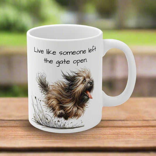Scruffy dog mug