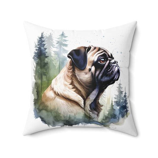 Pug Accent Pillow