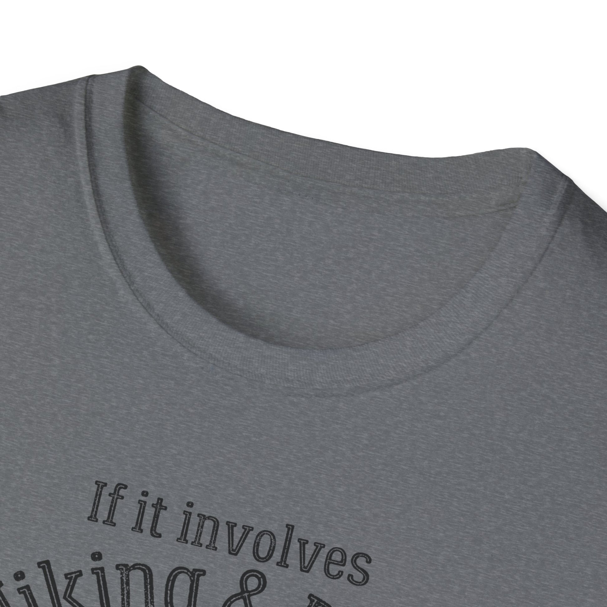 Hiking and Dogs T Shirt Collar