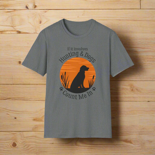 hunting and dogs t shirt front