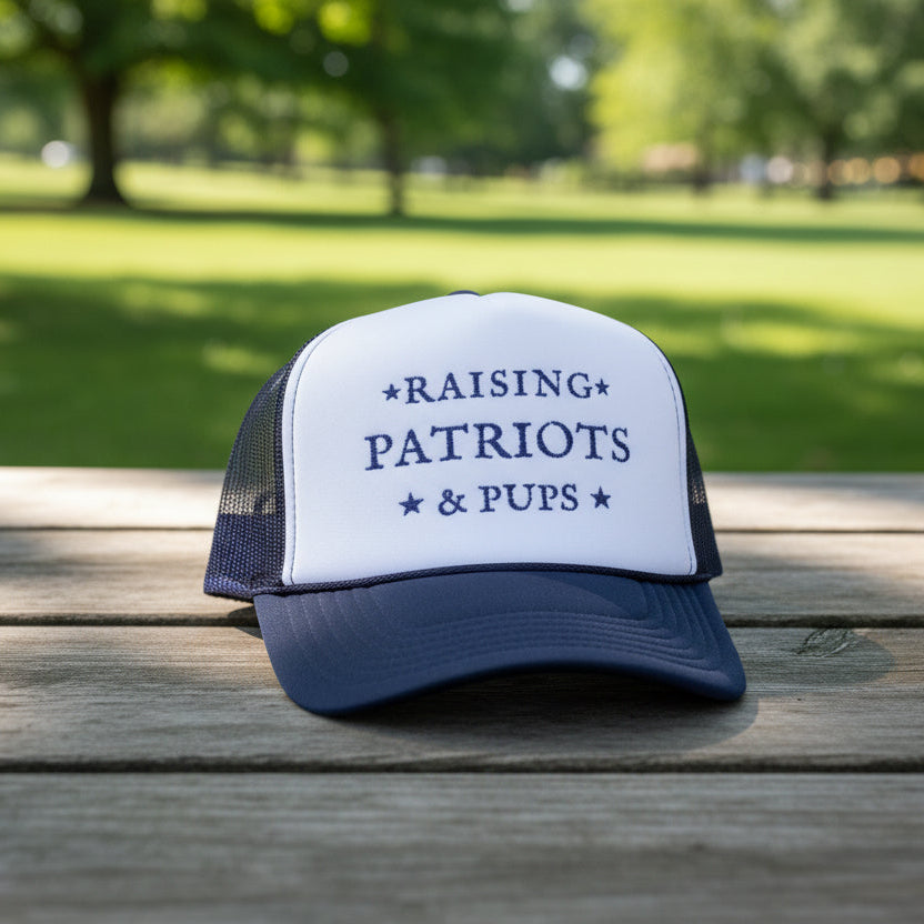 Raising Patriots and Pups Trucker Hat