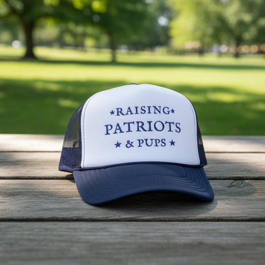 Raising Patriots and Pups Trucker Hat